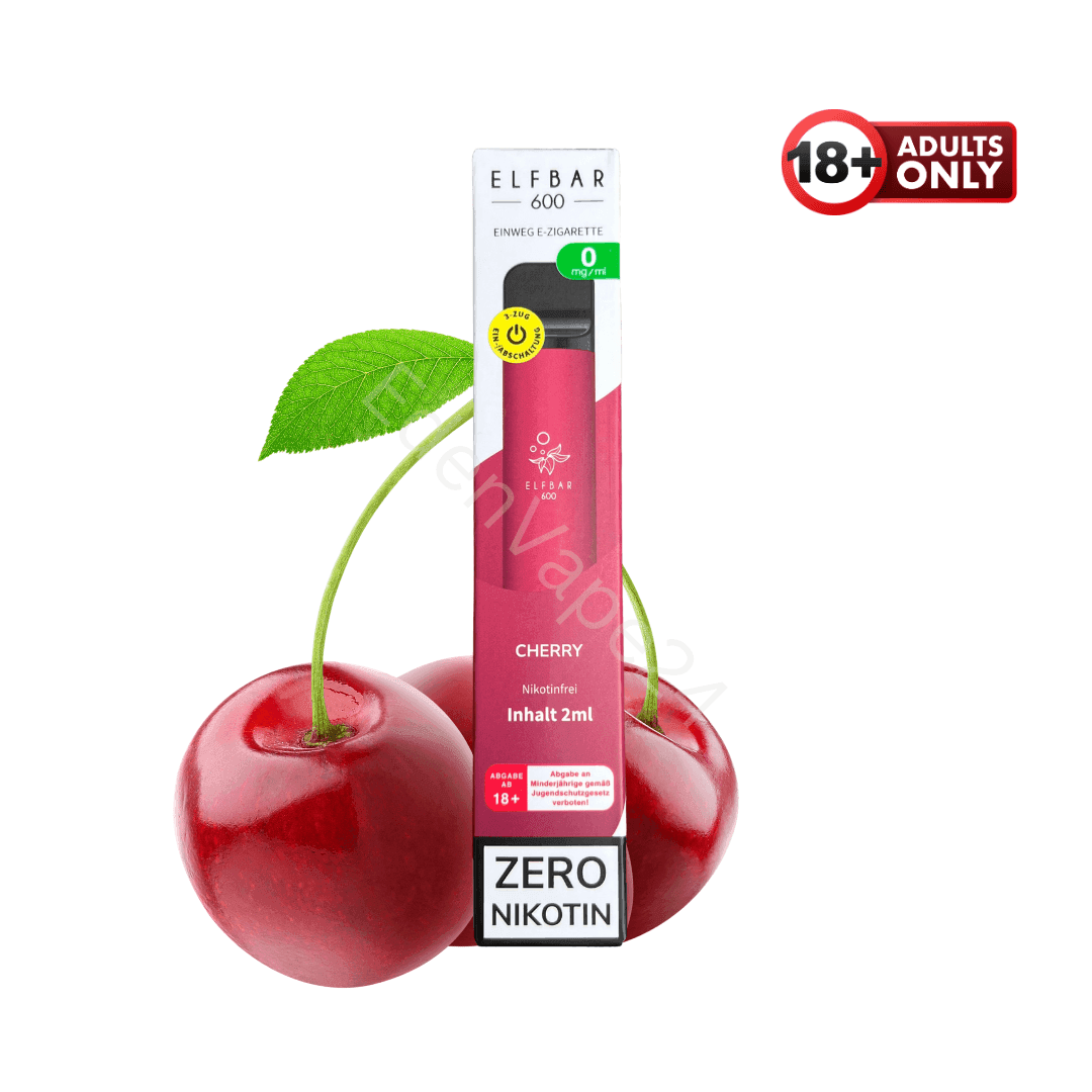 Elfbar 600 - Cherry - Nikotinfrei - EdenVape24